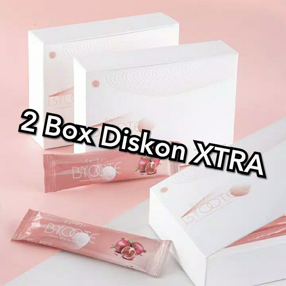 Byoote 1 Box 16 Sachet - Collagen Drink Minuman Kolagen Murah Halal BPOM Asli Original Official