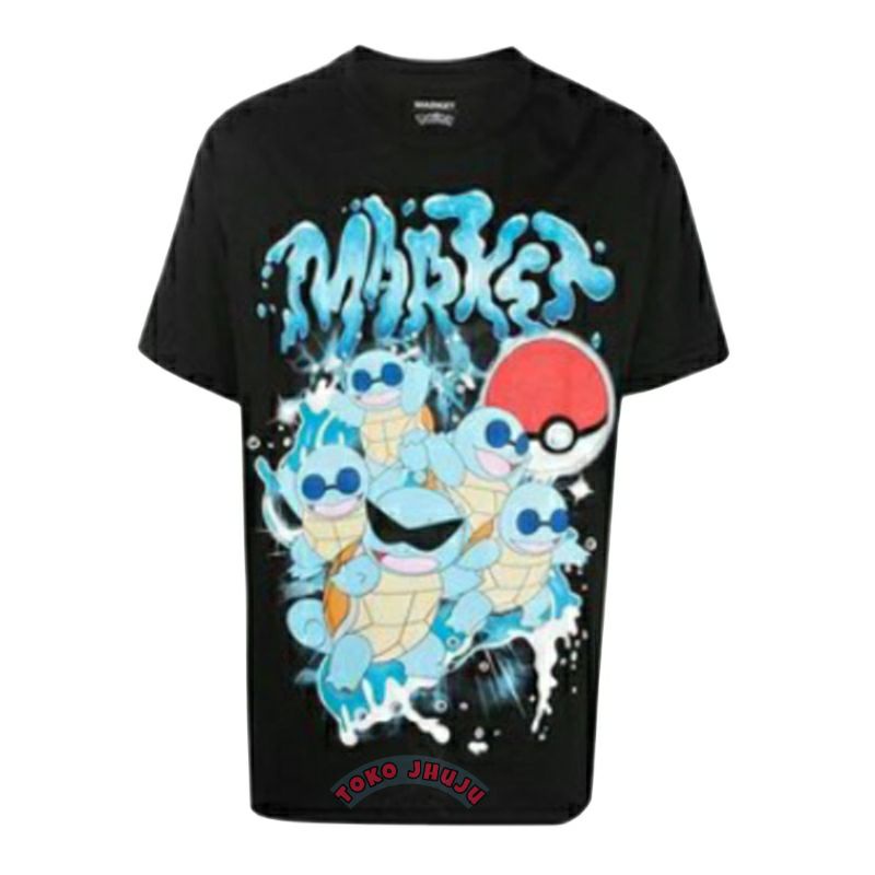 Kaos Haechan NCT POKEMON SQUIRTLE MARRKET print DTF besar