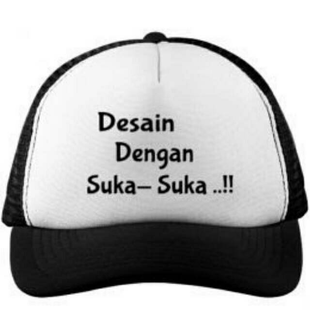 Topi Trucker Custom Nama/Tulisan Original topi pria topi distro topi gaul topi jaring