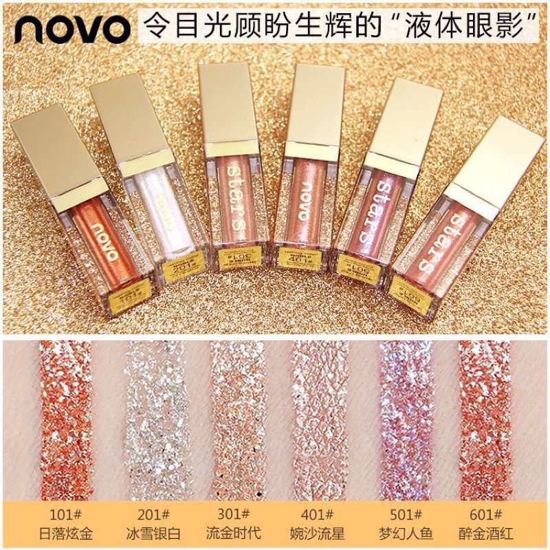 Novo EYESHADOW PALETTE MATTE EYESHADOW PALETTE GLITTER EYE SHADOW MAKEUPNUDE