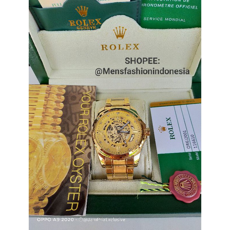 JAM ROLEX AUTOMATIC PRIA SUPER COD BAYAR DITEMPAT