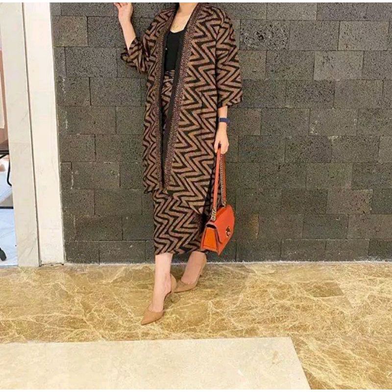 setelan batik viscos semi sutra