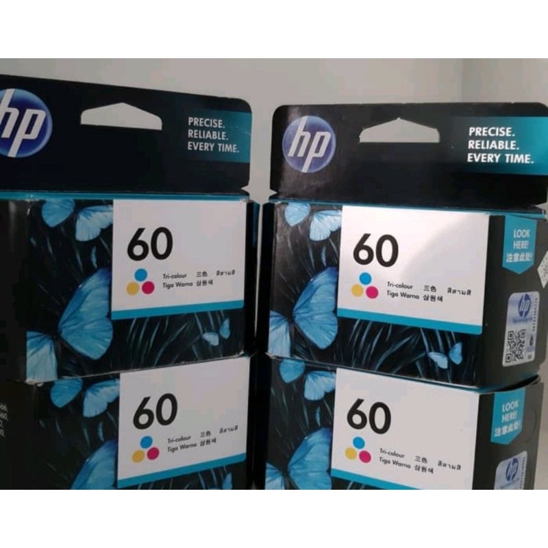 Cartridge hp 60 color baru segel original harga bekas