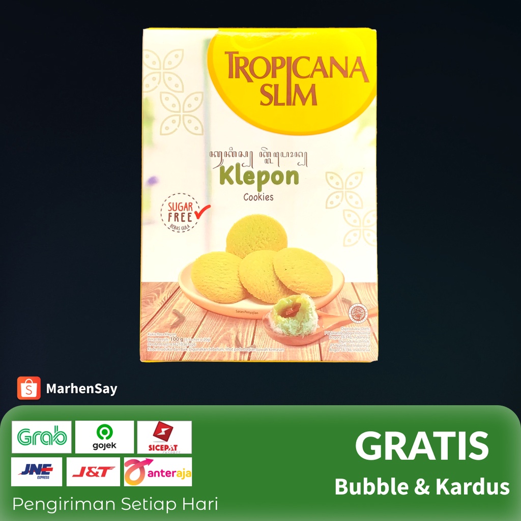 

klepon cookies tropicana slim biskuit bebas gula