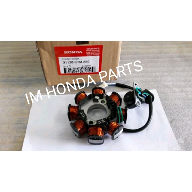 spul spull spol spoll stator comp Honda Supra x 125 fi pertama Supra x 125 batman
