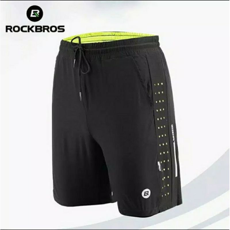 Rockbros LKK014 celana olahraga bersepeda Running Short Pants Sport Quick Dry