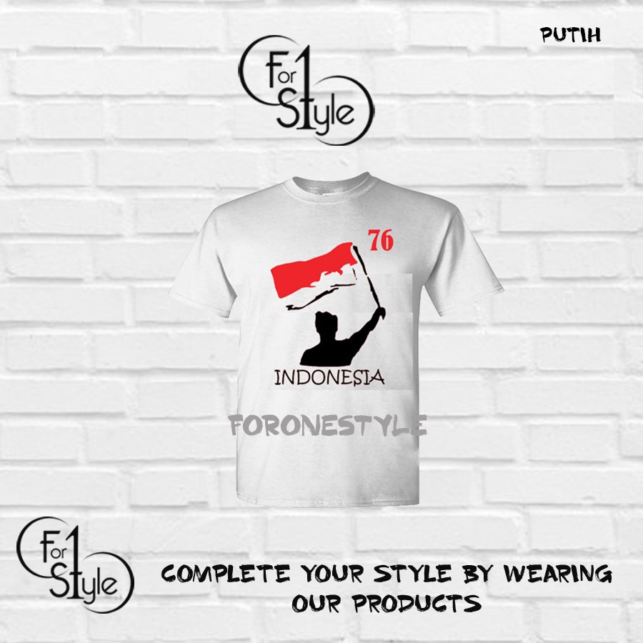 Kaos - 17 Agustusan Indonesia Hut 76