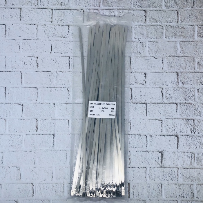 

READY HZ Stainless Steel Cable Ties 4,6 x 300 mm SS304 PROMO