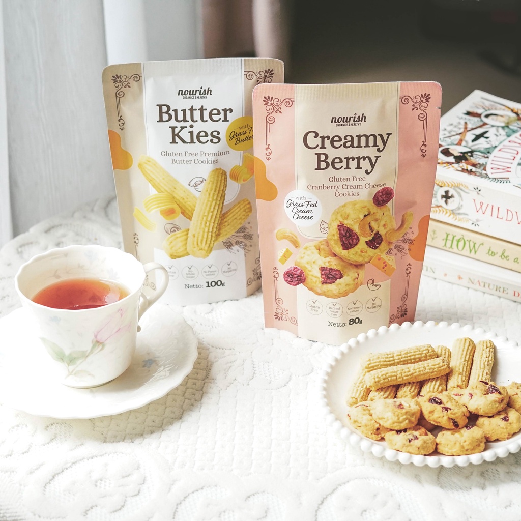 Creamy Berry - Gluten Free Cranberry Cream Cheese Cookies 80gr