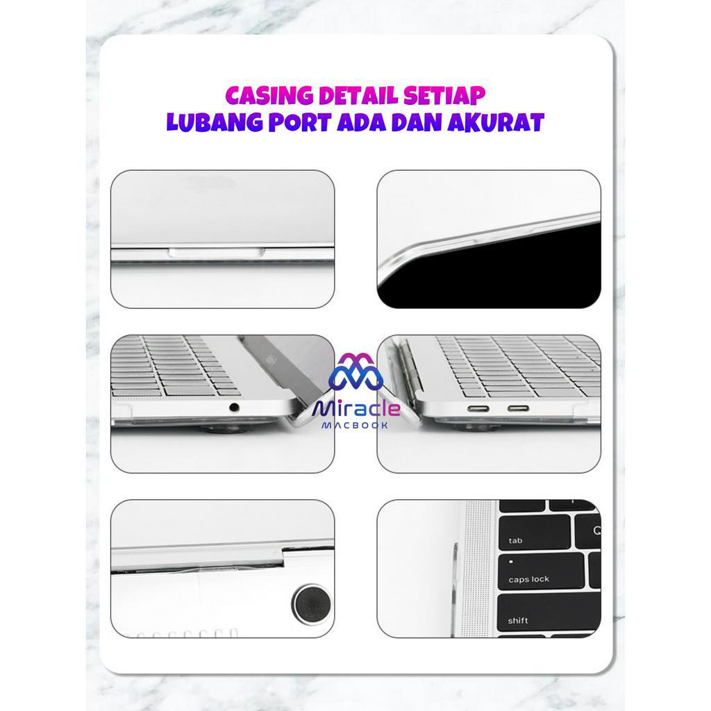 MACBOOK NEW AIR PRO RETINA Case MATTE WHITE DOFF SERIES  11 12 13 14 15 16 INCH NON / WITH CD ROOM / TOUCHBAR / TOUCH ID / M1 2020 2021 2022
