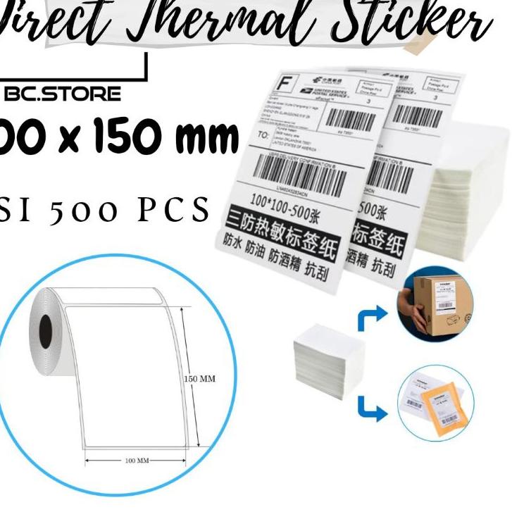 

Kertas Thermal Sticker/Label sticker thermal 100 x 150 MM Bare UK A6 시
