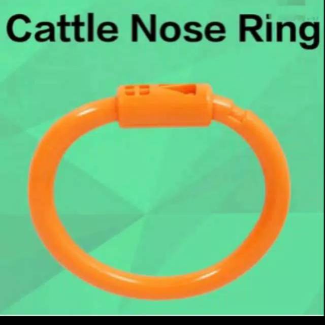 Cincin Ring Plastik Untuk Hidung Sapi Lembu dan Kerbau Cow Bull Ox Nose Ring