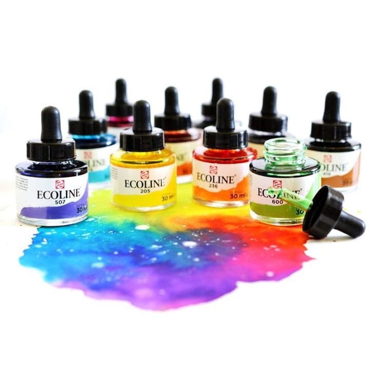 

cat ecoline liquid water color talens 30 ml satuan tersedia 60 warna