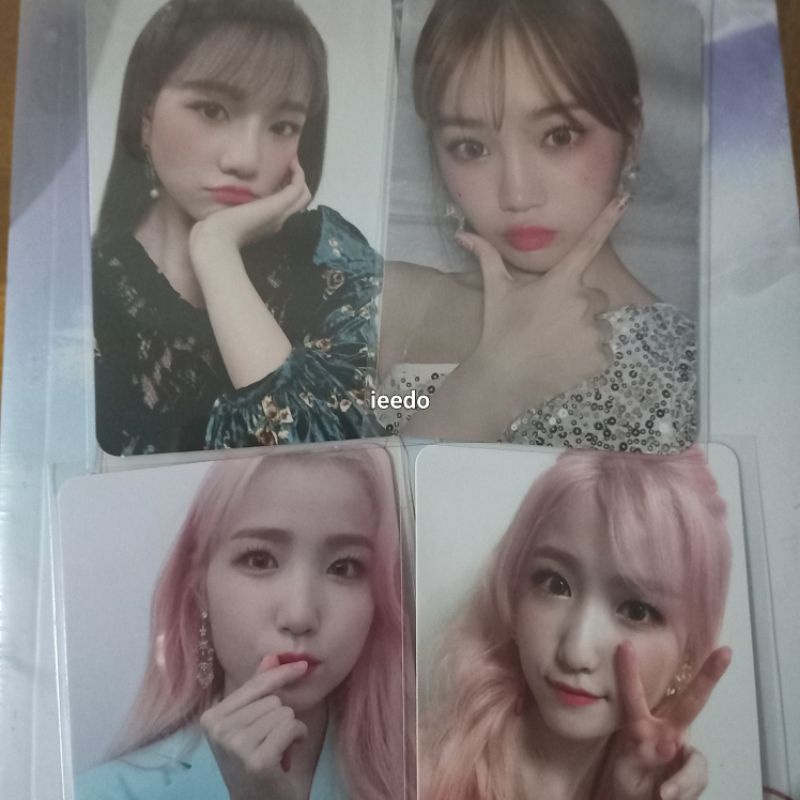 photocard le sserafim izone bloom iz oneiric diary chaewon yuri hitomi