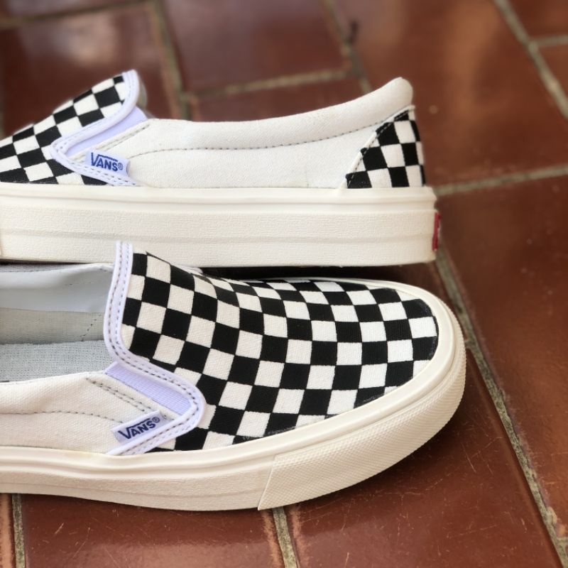 ( NEW BOX ) sepatu pria wanita VANS SLIP ON CHEKERBOARD Catur OG