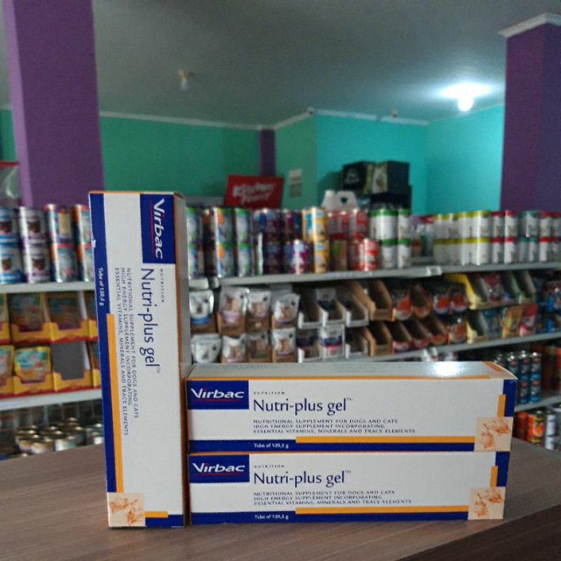 Nutri Plus Gel 120,5 gr Vitamin Hewan Anjing Dan Kucng Nutriplus Gel