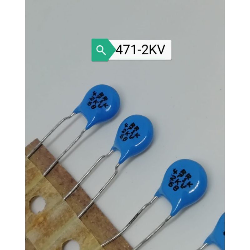 CAPACITOR CERAMIC 471-2KV BIRU