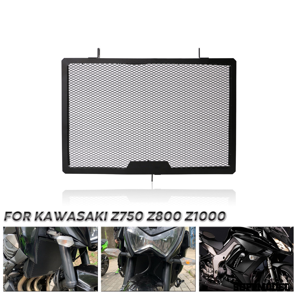 SPM Radiator Grille Cover Effective Compact Grid Shape Solid Guard Grille Protection for Kawasaki Z750 Z800 Z1000