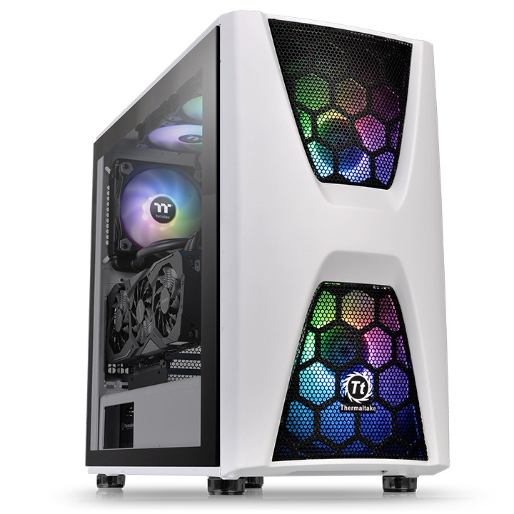 Thermaltake Casing Commander C34 TG Snow ARGB Edition -White