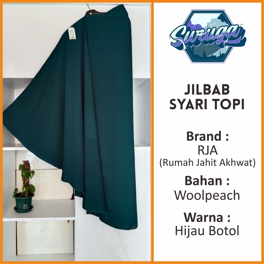 COD Jilbab Panjang Bahan Premium/Bergo/Khimar/Hijab Panjang/Kudung Syar'i Pet Standar