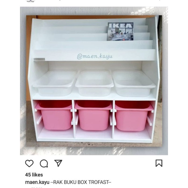 Rak Buku Box Mainan