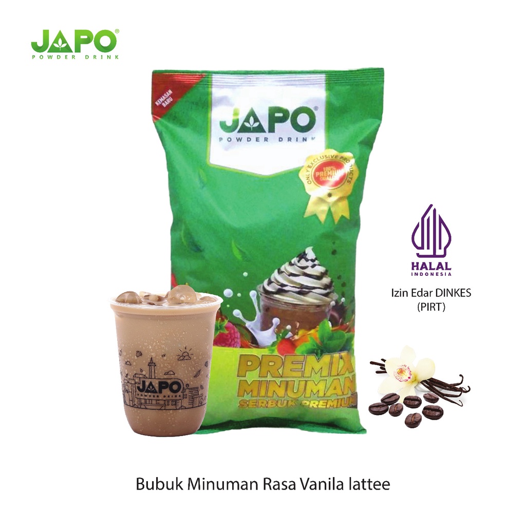 

JAPO Bubuk Minuman Vanila Late 1 kg