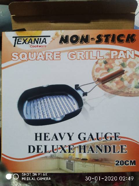 SQUARE GRILL PAN PANGGANGAN 20CM/PANGGANGAN KOREA