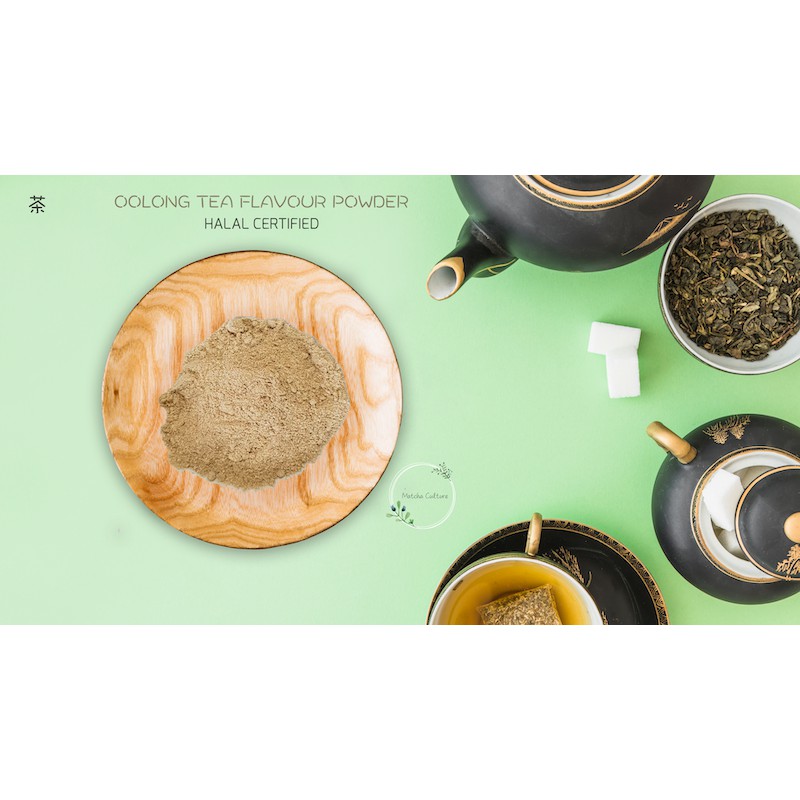 

OOLONG TEA FLAVOUR POWDER NET 50 GR HALAL CERTIFIED