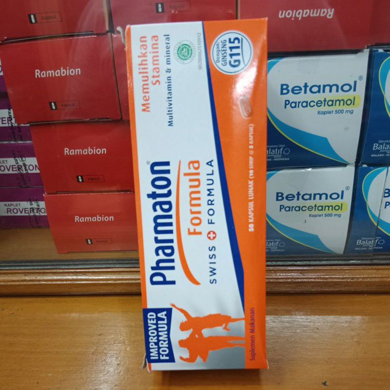 pharmaton Formula strip 5 kapsul  multivitamin