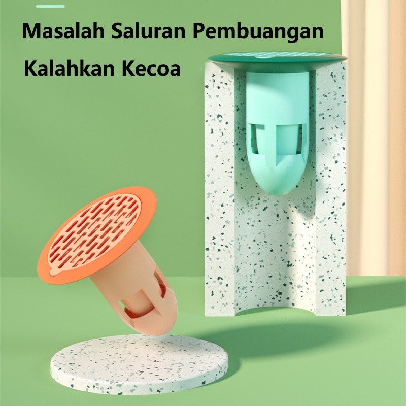 Penutup Saluran Pembuangan Air Kamar Mandi Anti-Serangga/Anti-Bau/Penutup Saluran Air Tersumbat