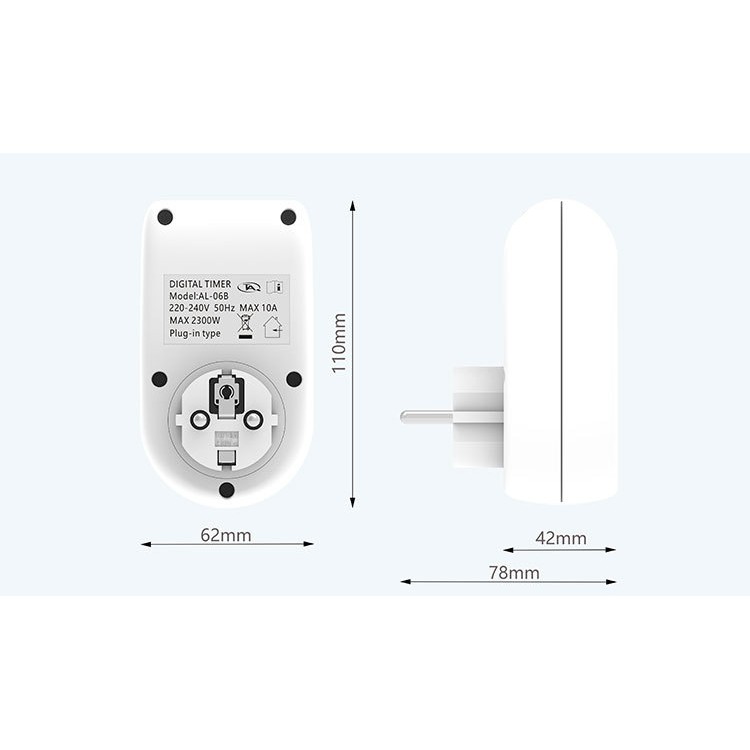 Stop Kontak Timer Digital/Timer Adaptor AL-06G/Digital Timer Switch