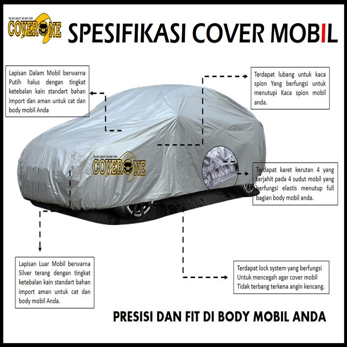 Selimut Sarung Body Cover Mobil Corolla Vios Accord / Mantel Penutup Mobil Corolla Vios Accord / Cover Mobil Outdoor Indoor / Selimut Mobil / Sarung Mobil / Cover Mobil Waterproof Anti Air Free Pengikat Ban