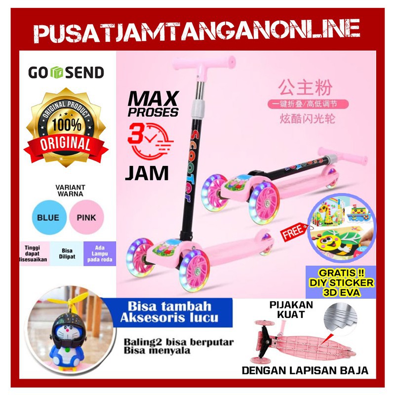 GFKCN7 READY TERMURAH  SCOOTER OTOPED ANAK / SKUTER ANAK / SCOOTER ANAK / SKUTER LIPAT / SKUTER