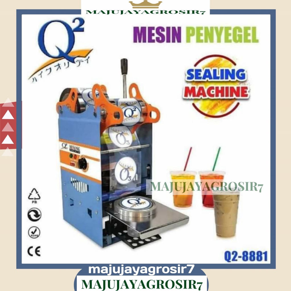 MESIN CUP SEALER PRESS GELAS PLASTIK MANUAL SEALING MACHINE Q2-8881 / Q2 8881 / CUP SEALER Q2 8881