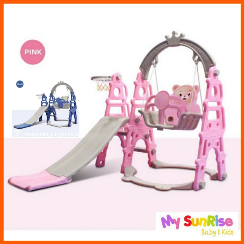 Mainan Anak Perosotan Ayunan 3in1 Playground Anak VRT - 1110