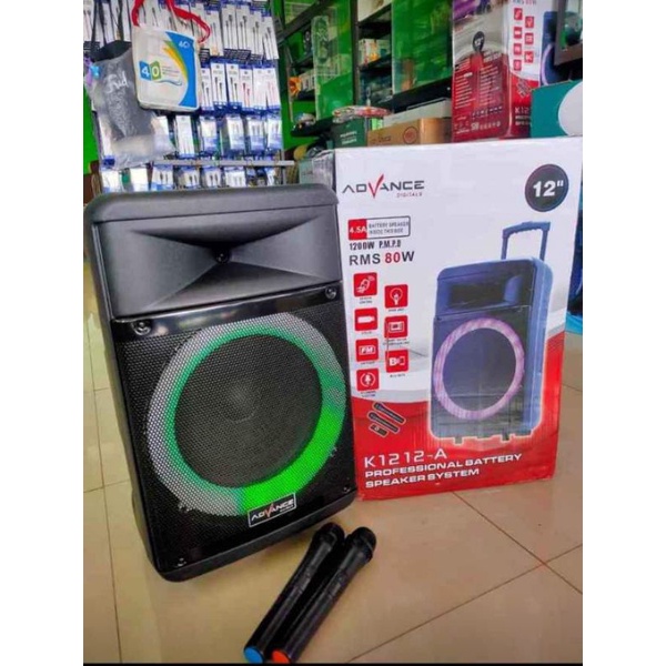 Speaker Portabel Advance K1212A Bluetooth