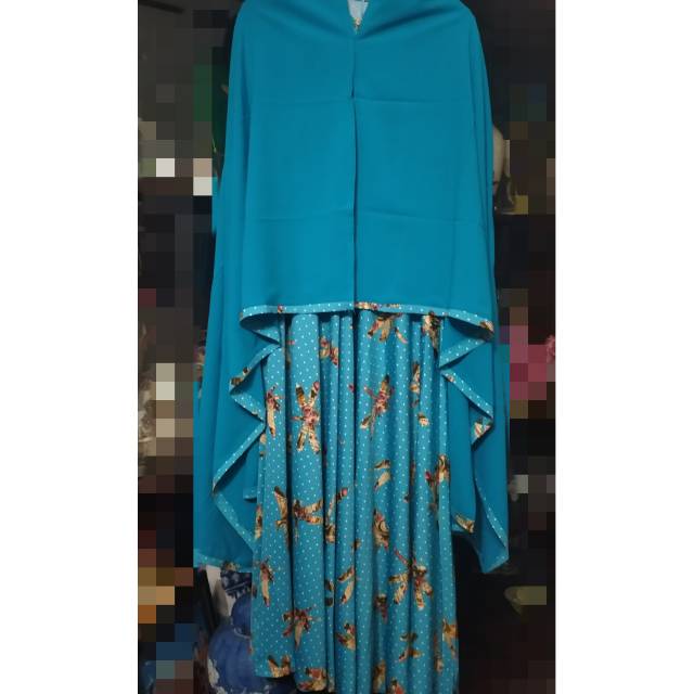 Preloved gamis murah like new 1xpake set jersey maxmara motif