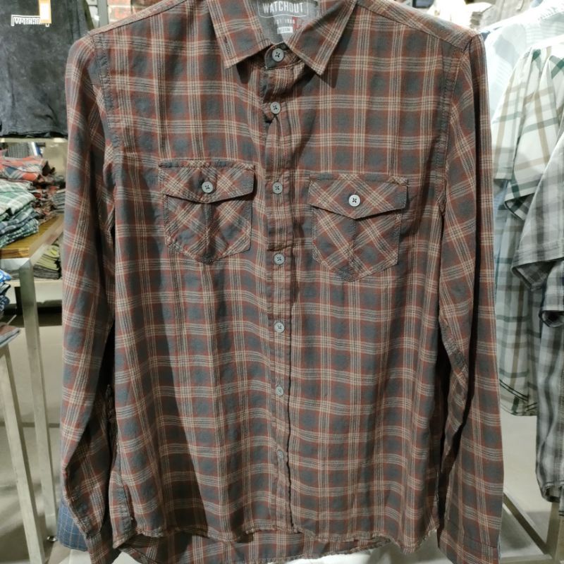 FLANEL // KEMEJA WATCHOUT ORIGINAL