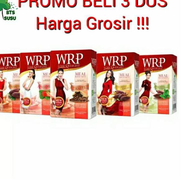 

Ready BAQTT WRP MEAL REPLACEMENT LOSE WEIGHT Isi 6 SACHET/ SUSU WRP J35