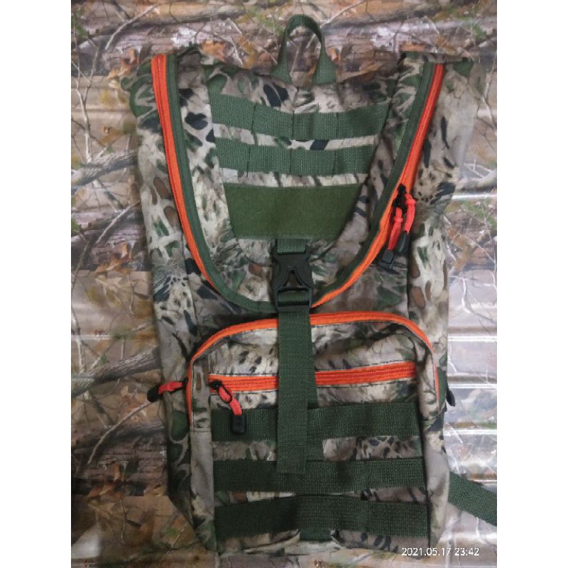 Tas Outdor tas punggung tas sepeda motif camo