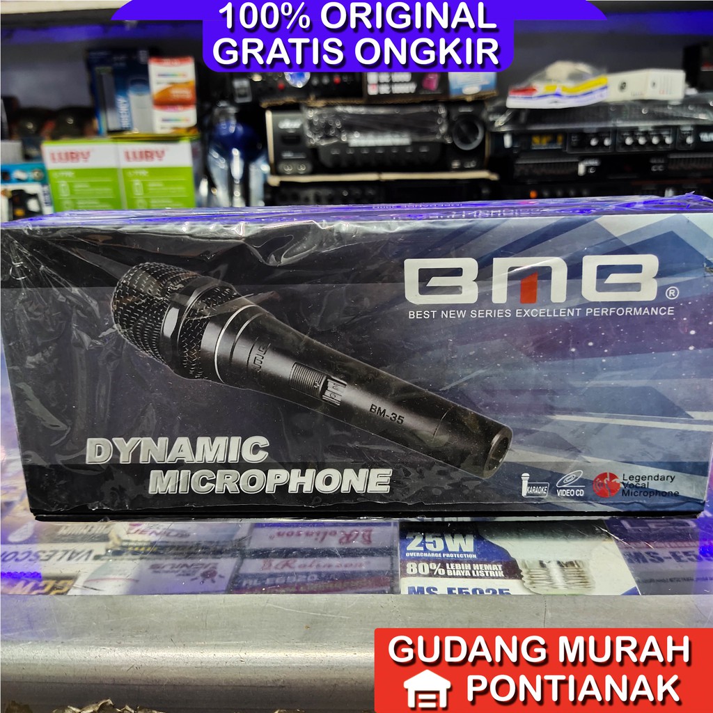 Mic BMB BM 35 mikropon microphone original Kabel