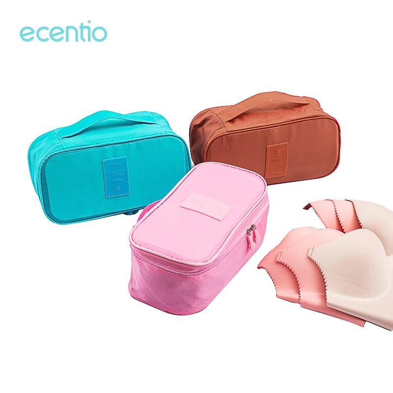 

Ecentio Tas Kosmetik Travel Portabel Perlengkapan Mandi Kit Storage Pouch