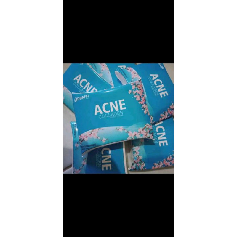Dhaffi Acne Collagen Sabun jerawat ampuh BPOM