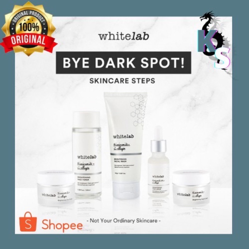 [ORIGINAL RESELLER] Whitelab Brightening Face Series + Serum (Paket)