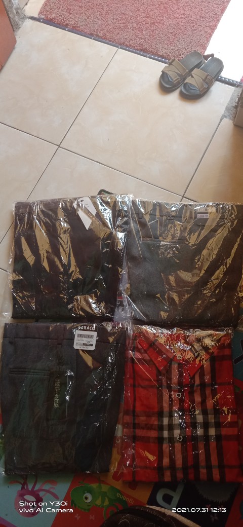 Gamis Batik Kombinasi Motif Songket