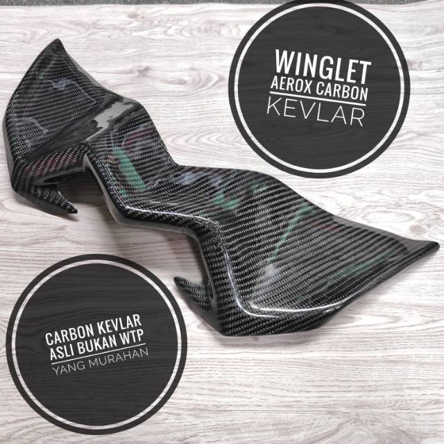 WINGLET CARBON AEROX WINGLET YAMAHA AEROX WINGLET KARBON AEROX WINGLET AEROX 155 KARBON