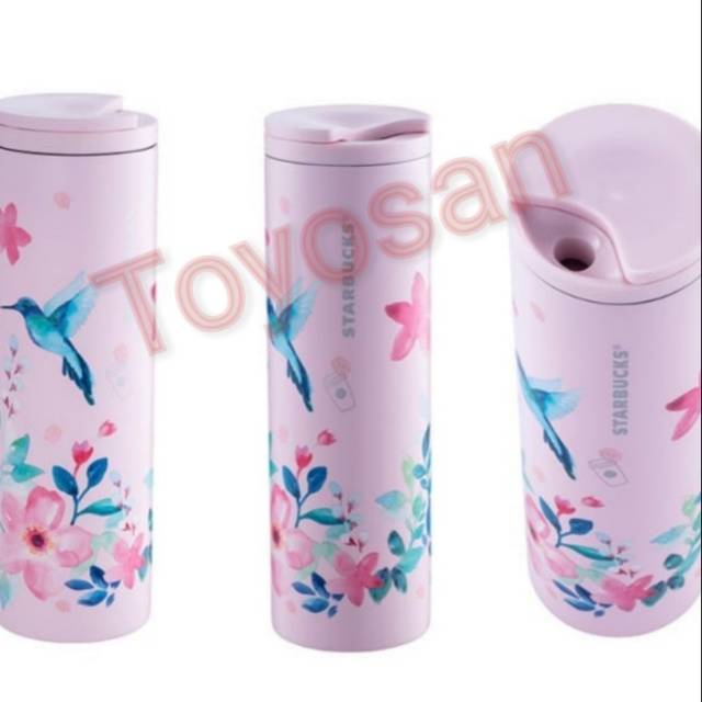 Starbucks Tumbler Stainless Steel Grande Troy - Birds