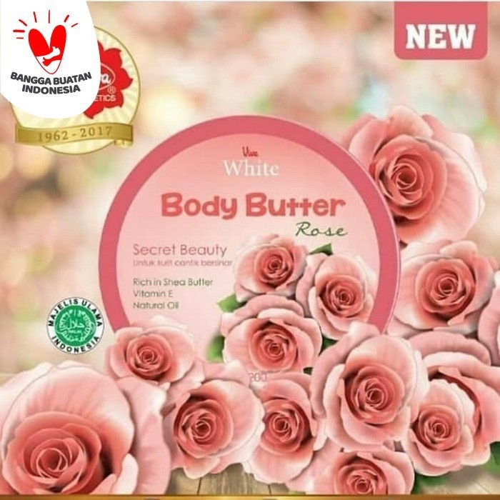 VIVA BODY BUTTER WHITE 200gr ROSE