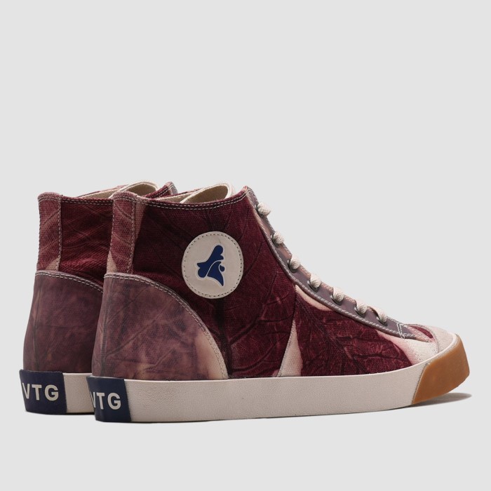 Brodo - Sepatu Vantage Sepatokimin Hi - Eco Print White Gs Mfi.Store