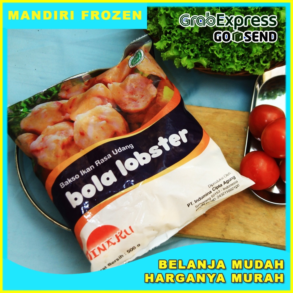 

MINAKU Bola Lobster 500gr - Makanan Beku Olahan